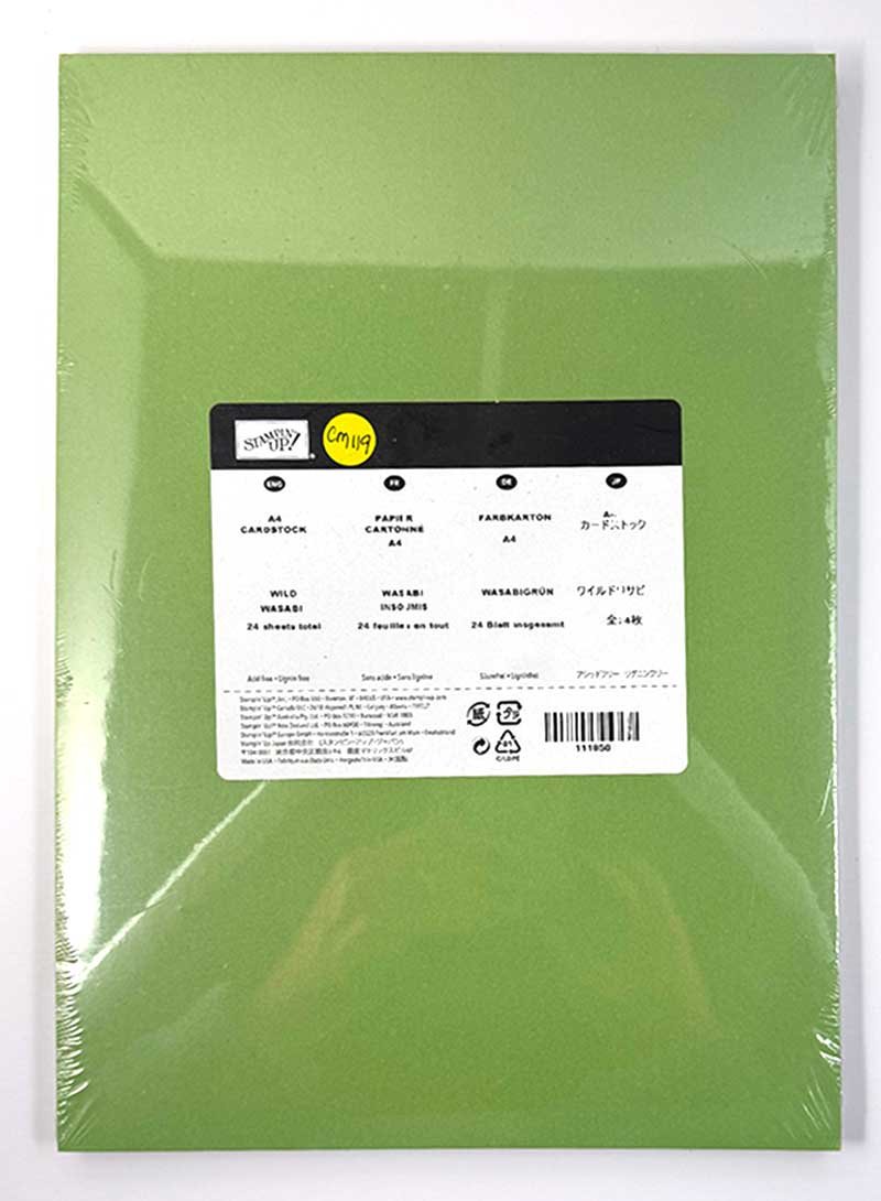 Wild Wasabi A4 Card Stock Pack