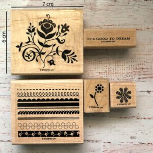 Razzle Dazzle Wood Mount Stamp Set