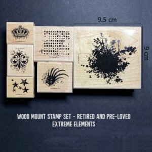 Extreme Elements Wood Mount Stamp Set