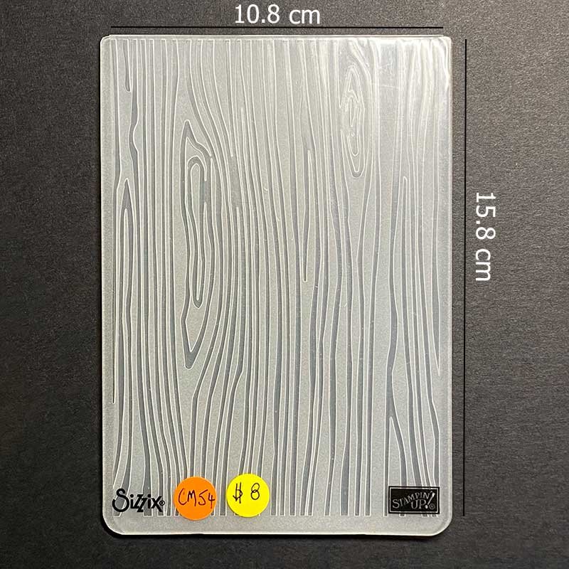 Woodgrain Embossing Folder