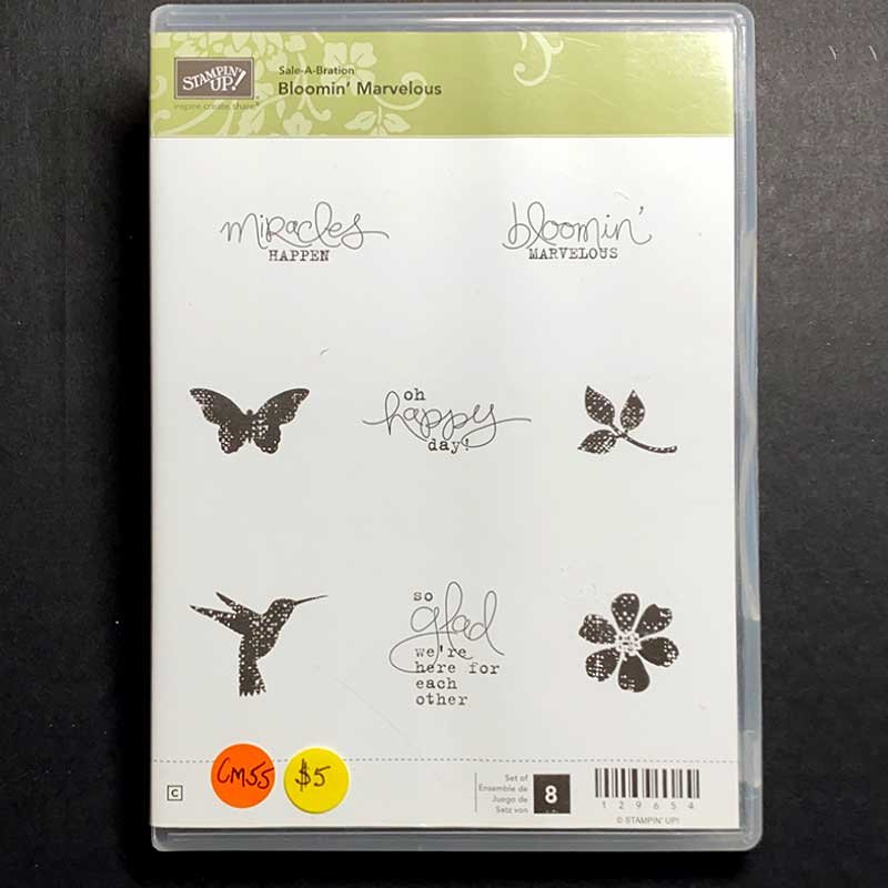 Bloomin' Marvelous Rubber Stamp Set