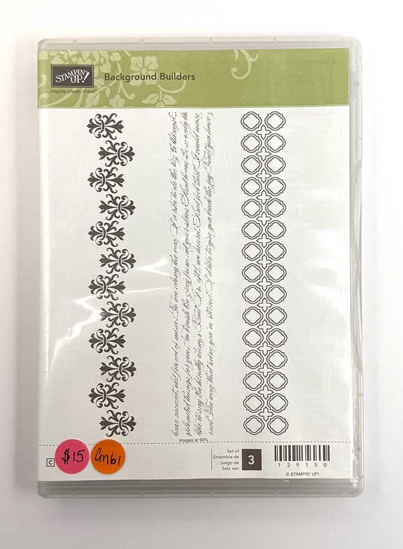 Background Builders Rubber Stamp Set