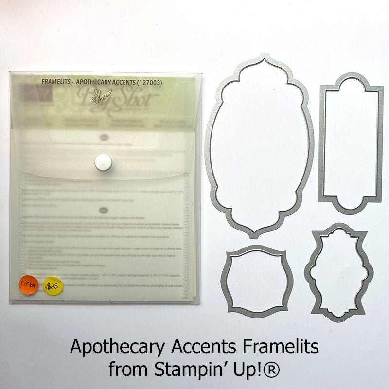 Apothecary Accents Framelits Dies