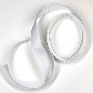 5/8" Grosgrain Ribbon - Whisper White