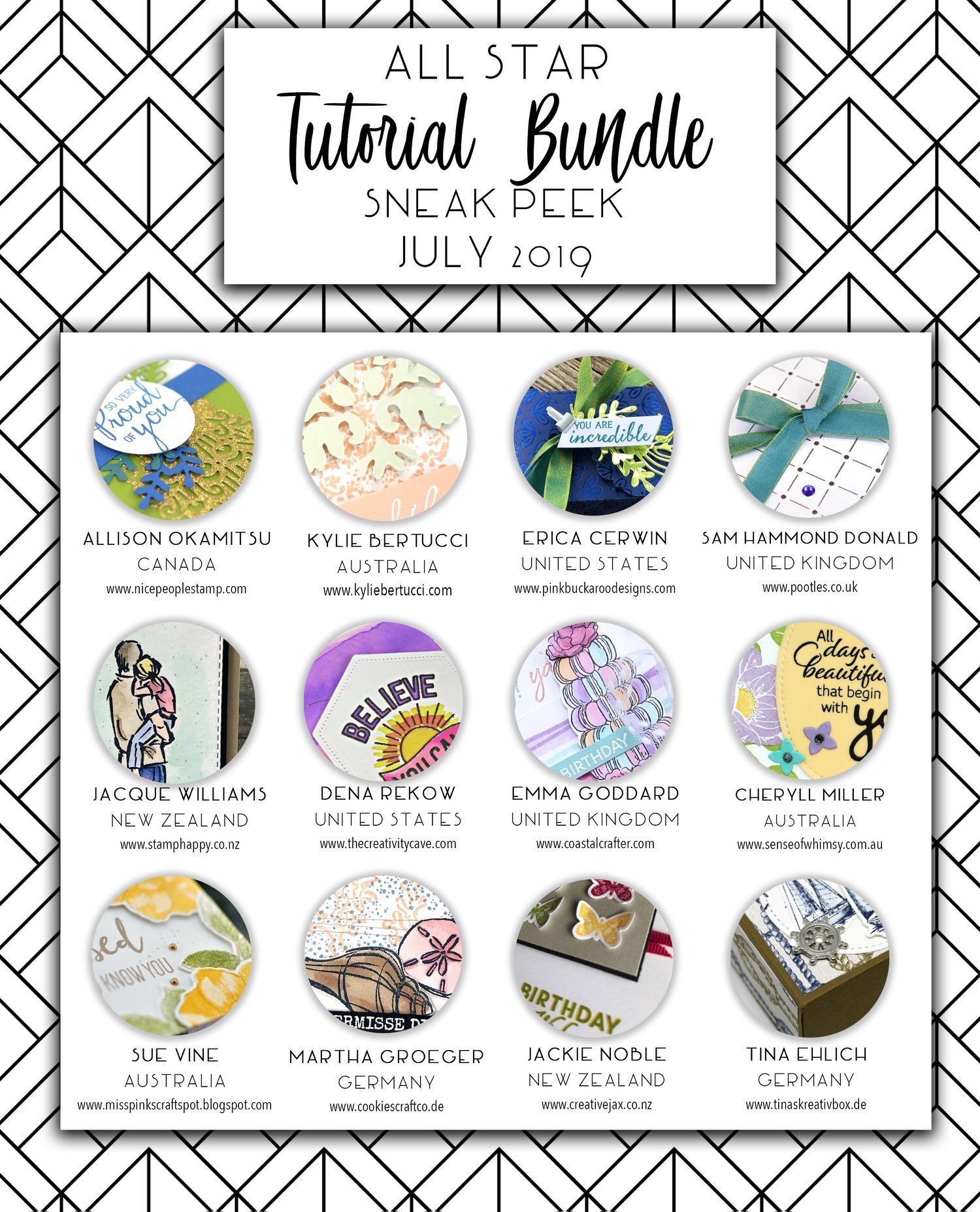 All Star Tutorial Bundle July 2019