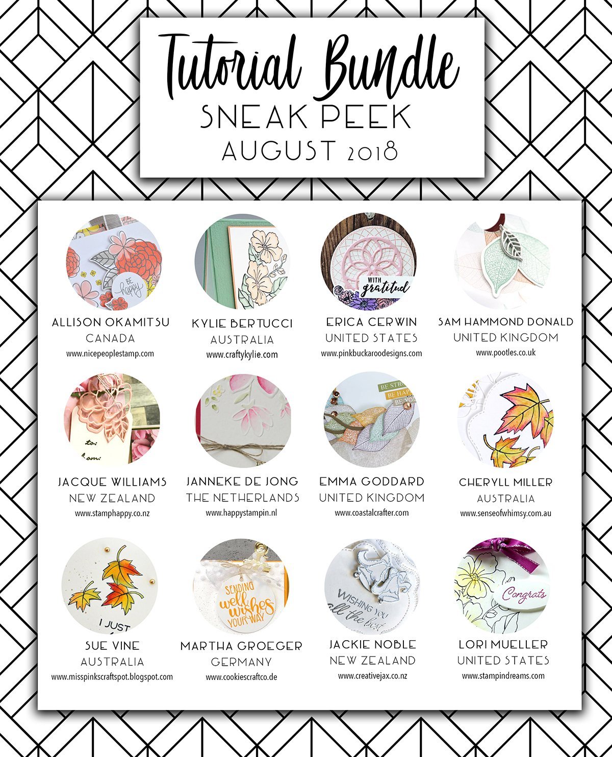 Tutorial Bundle August 2018