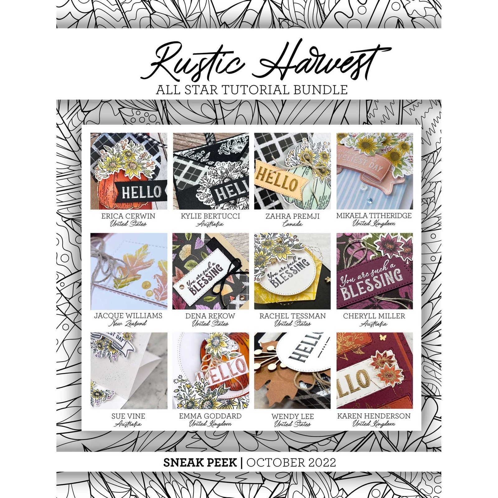 All Star Tutorial Bundle October 2022