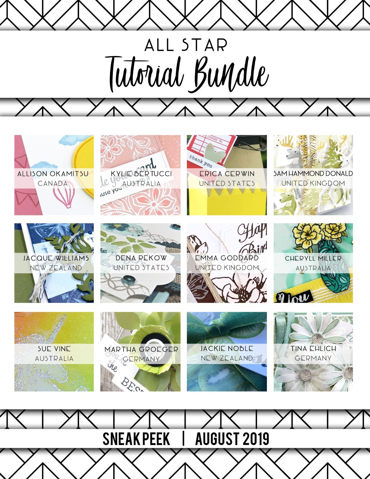 All Star Tutorial Bundle August 2019