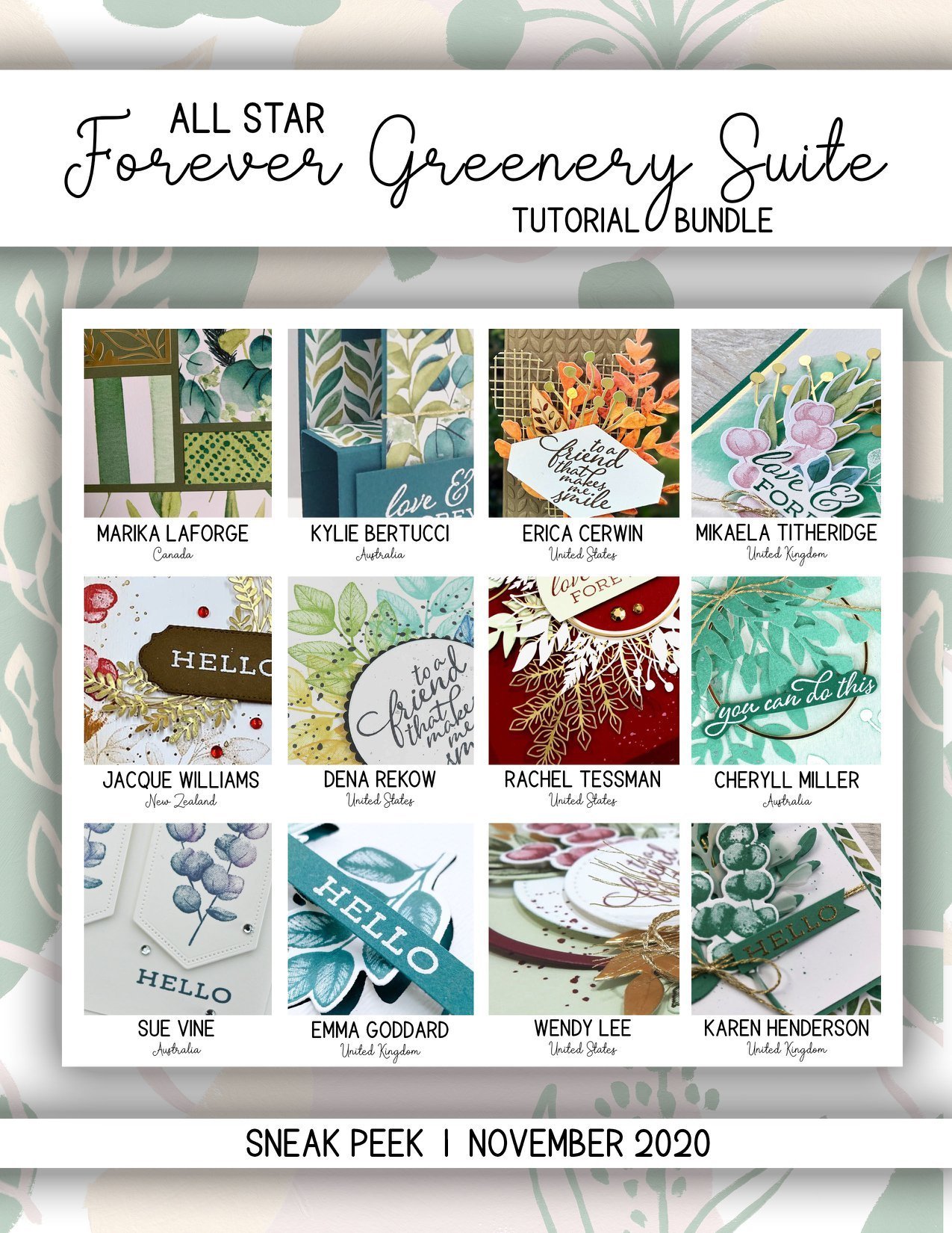 All Star Tutorial Bundle November 2020