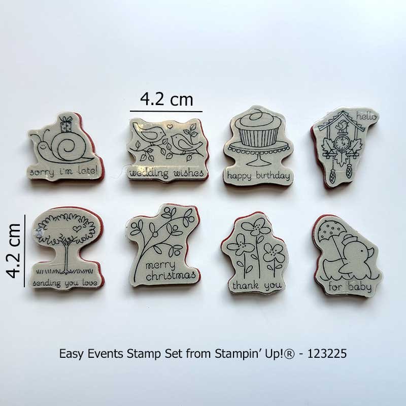 Easy Events Rubber Stamp Set - Image 4