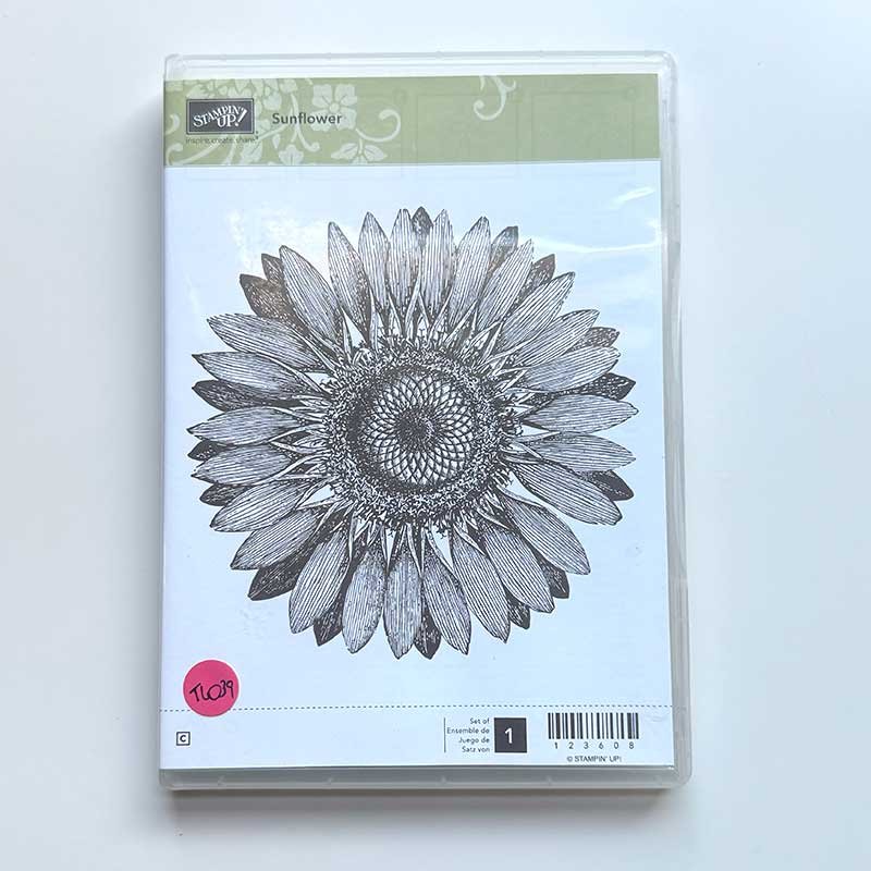 Sunflower Rubber Stamp