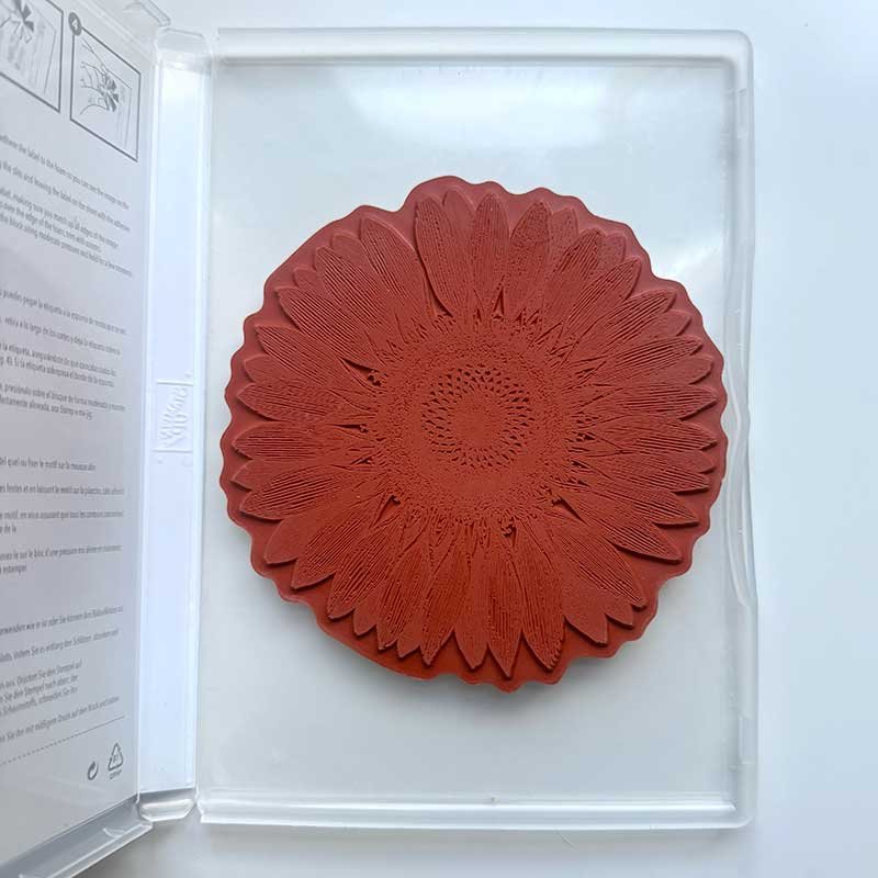 Sunflower Rubber Stamp - Image 2