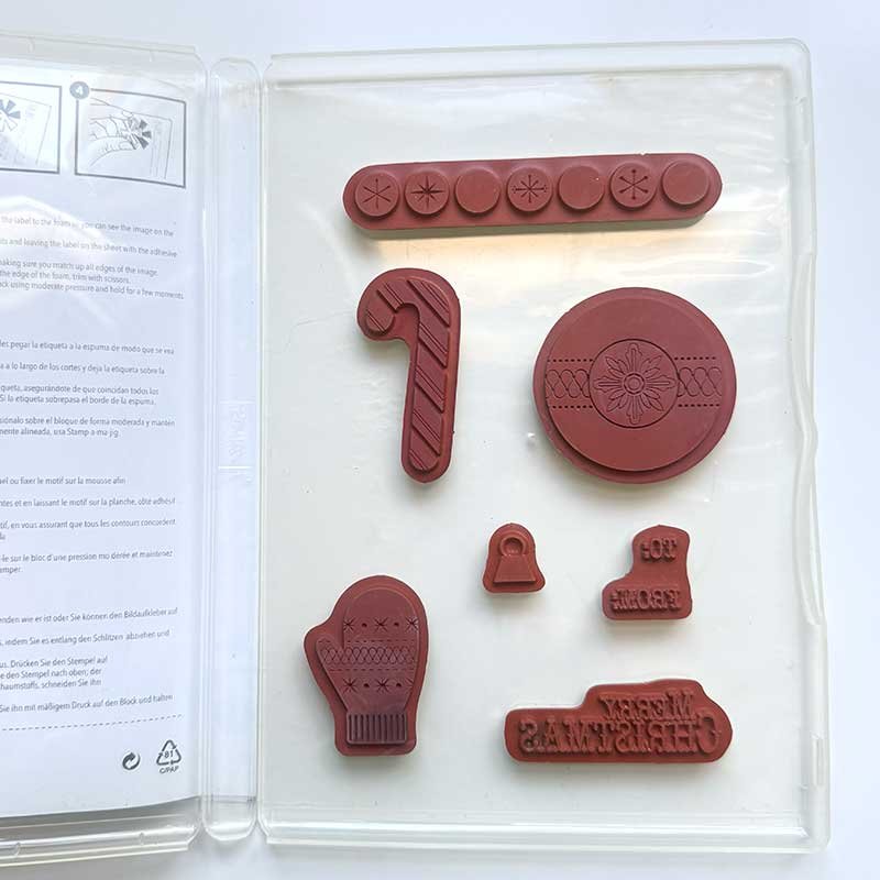 Chock-Full of Cheer Rubber Stamp Set - Image 2