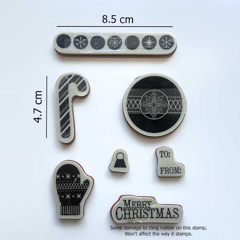 Chock-Full of Cheer Rubber Stamp Set - Image 3
