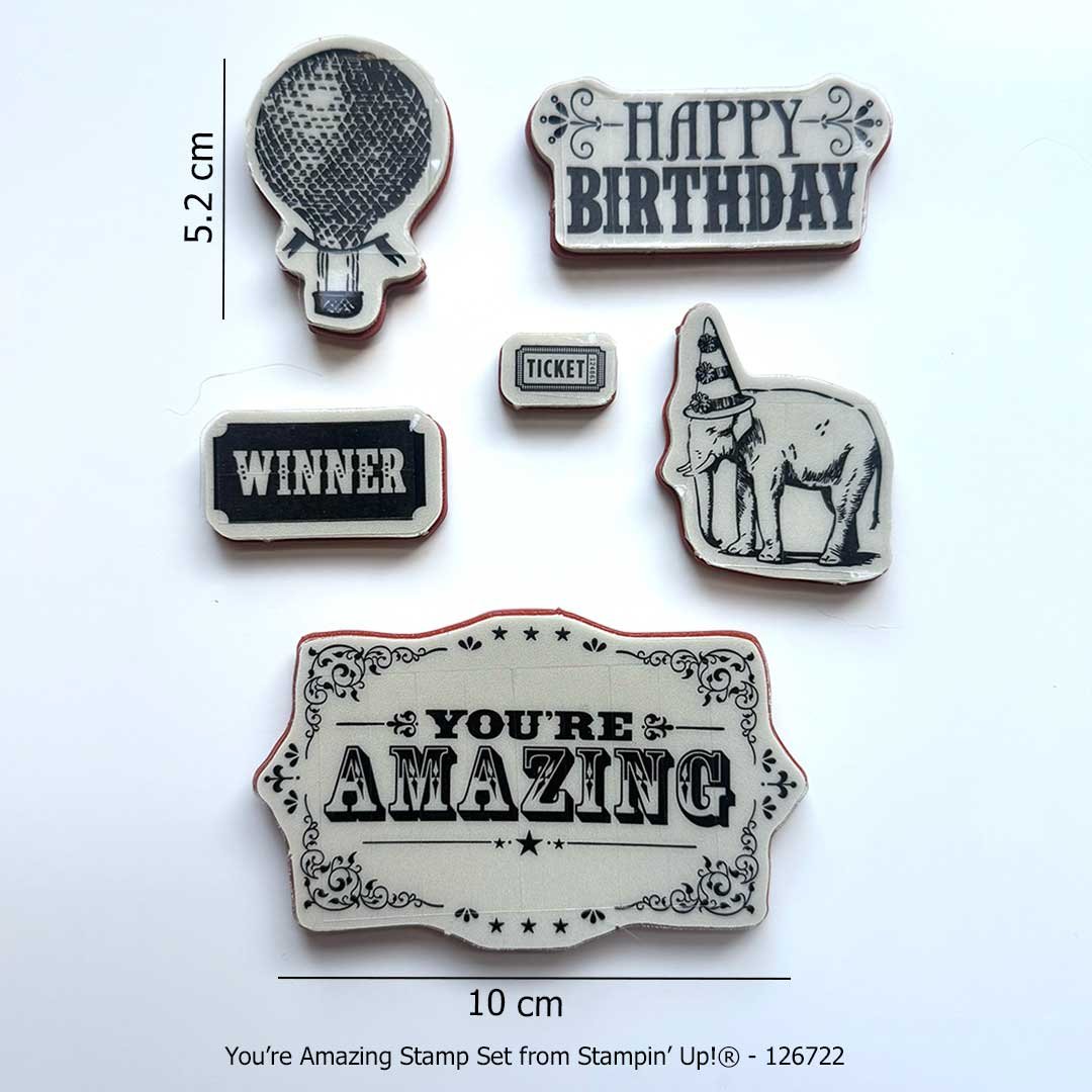 You're Amazing Rubber Stamp Set - Image 3