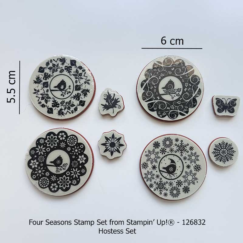 Four Seasons Rubber Stamp Set - Image 4