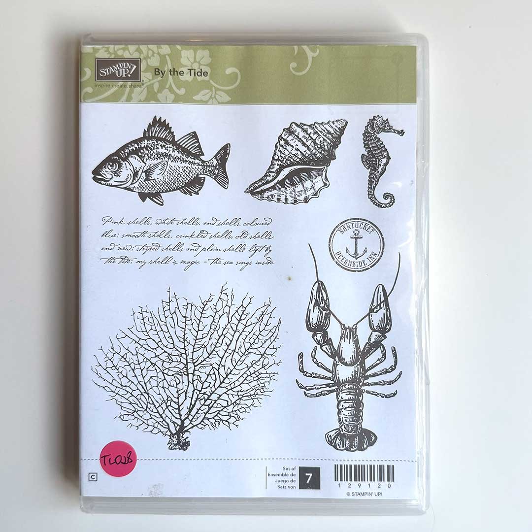 By The Tide Rubber Stamp Set