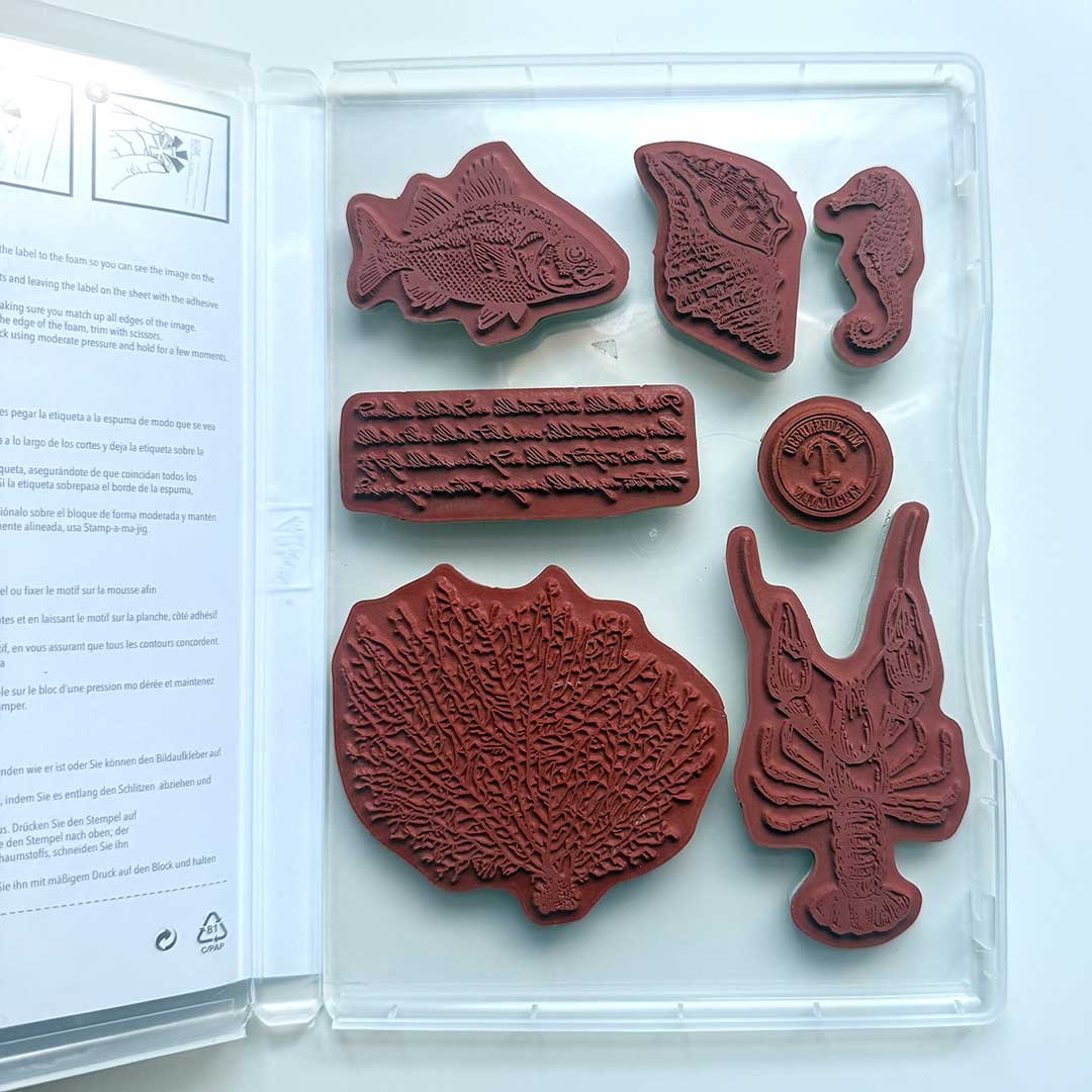 By The Tide Rubber Stamp Set - Image 2