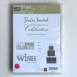 Make A Wish Rubber Stamp Set