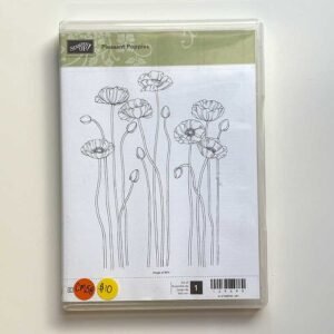 Pleasant Poppies Rubber Stamp Set