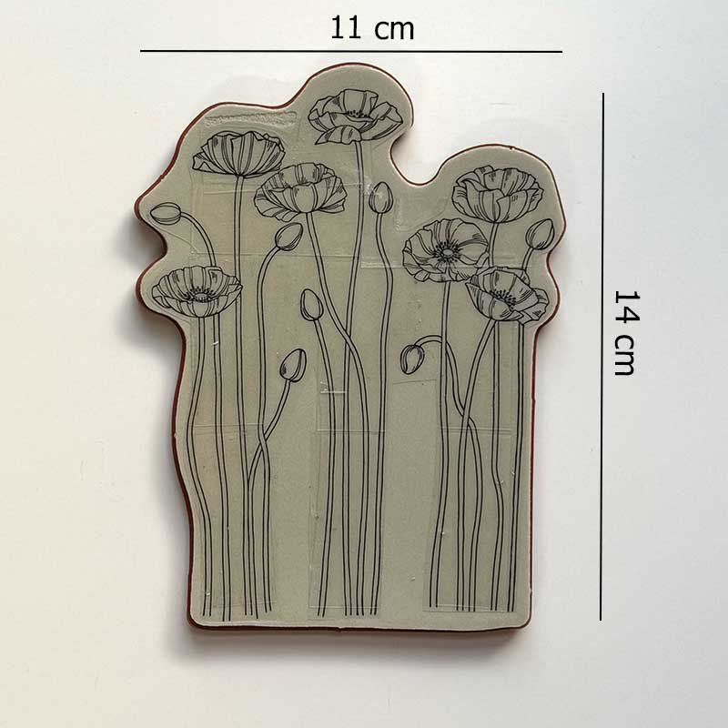 Pleasant Poppies Rubber Stamp Set - Image 3