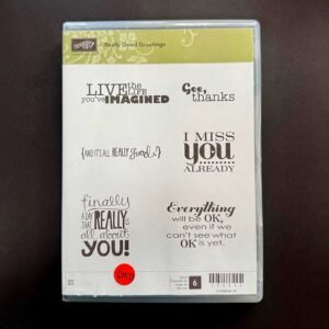 Really Good Greetings Rubber Stamp Set