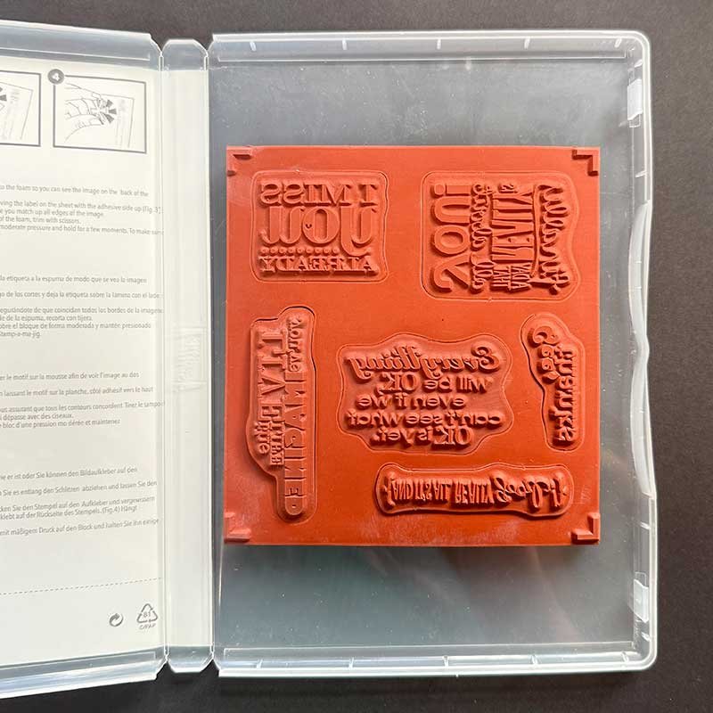 Really Good Greetings Rubber Stamp Set - Image 2