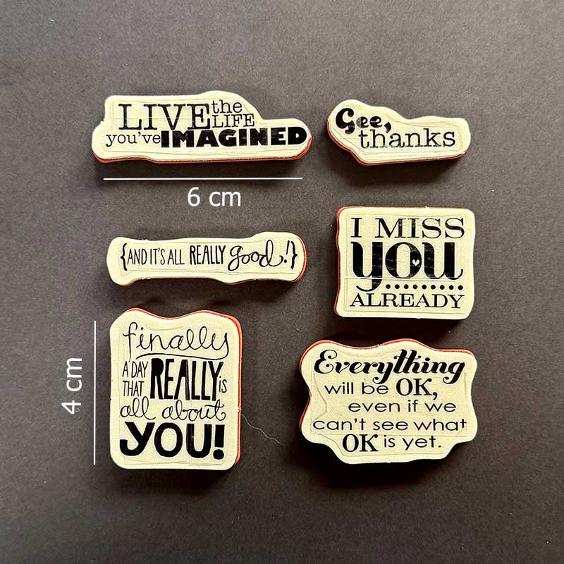 Really Good Greetings Rubber Stamp Set - Image 3