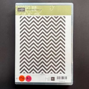 Positively Chevron Rubber Stamp Set