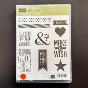 Perfect Pennants Rubber Stamp Set
