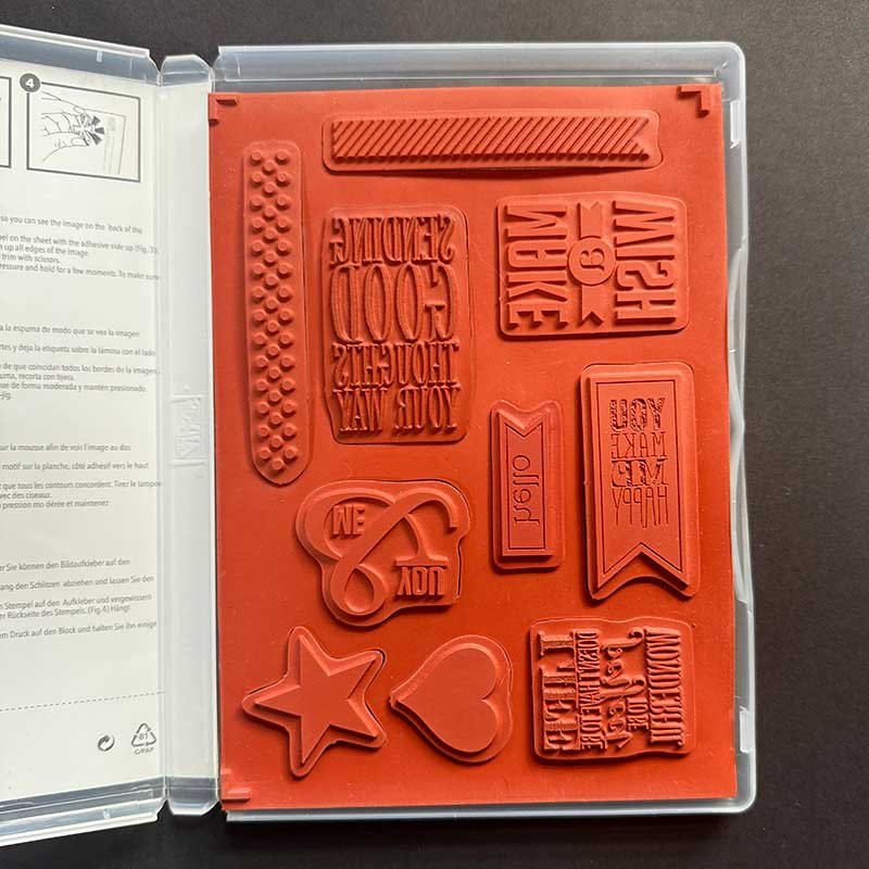 Perfect Pennants Rubber Stamp Set - Image 2
