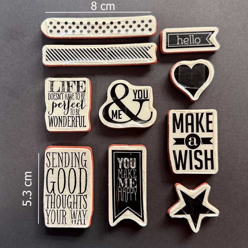 Perfect Pennants Rubber Stamp Set - Image 3