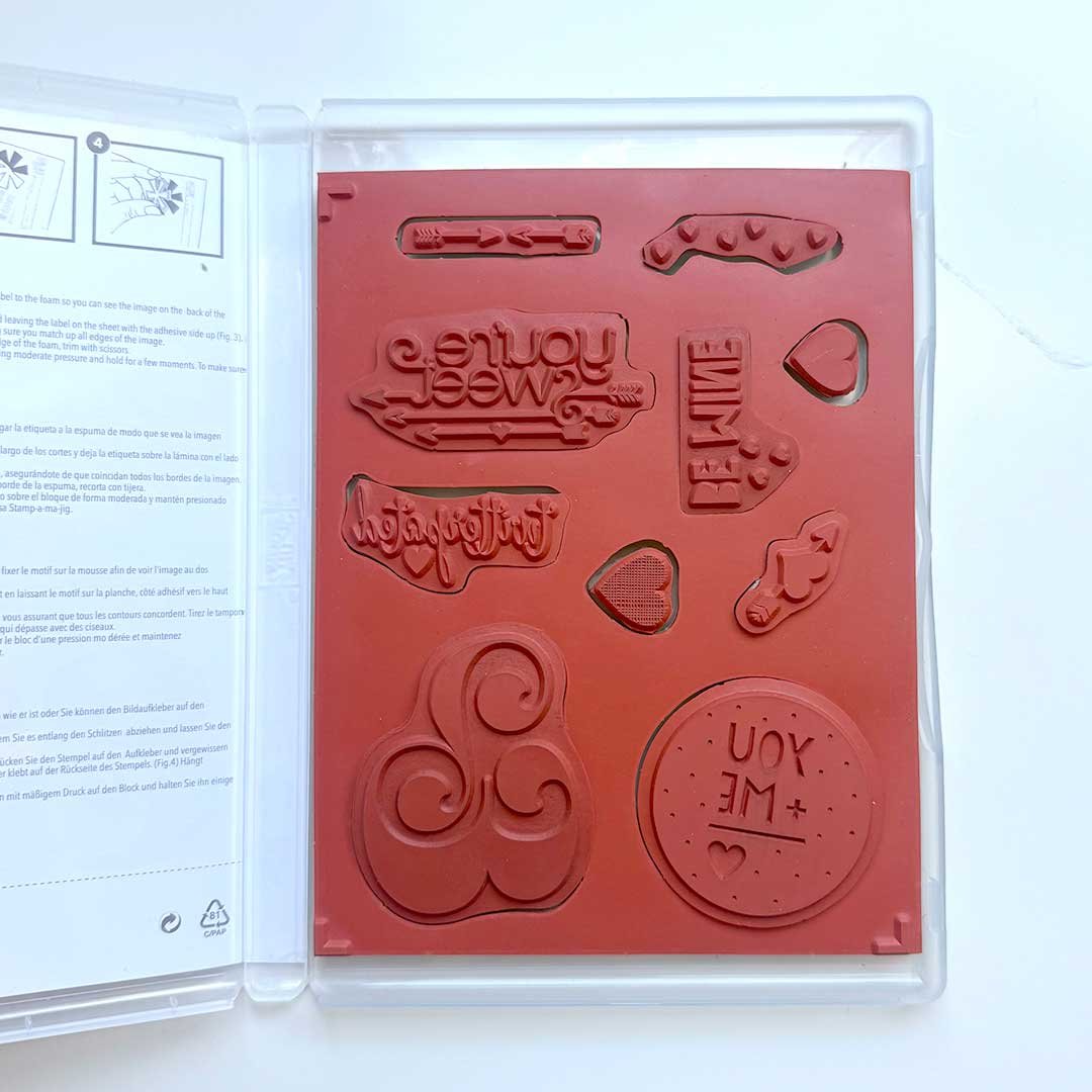 You Plus Me Rubber Stamp Set - Image 2