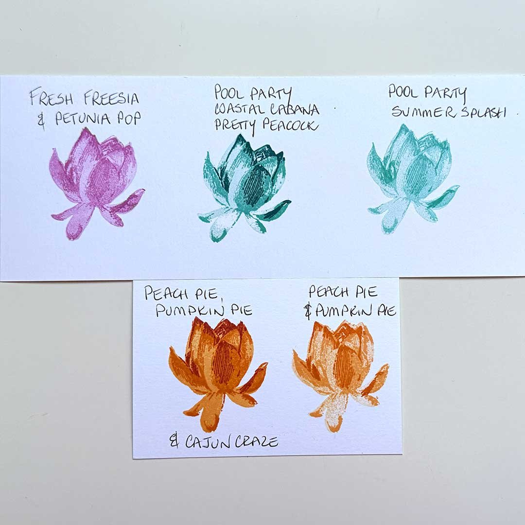 Lotus Blossom Photopolymer Stamp Set - Image 4